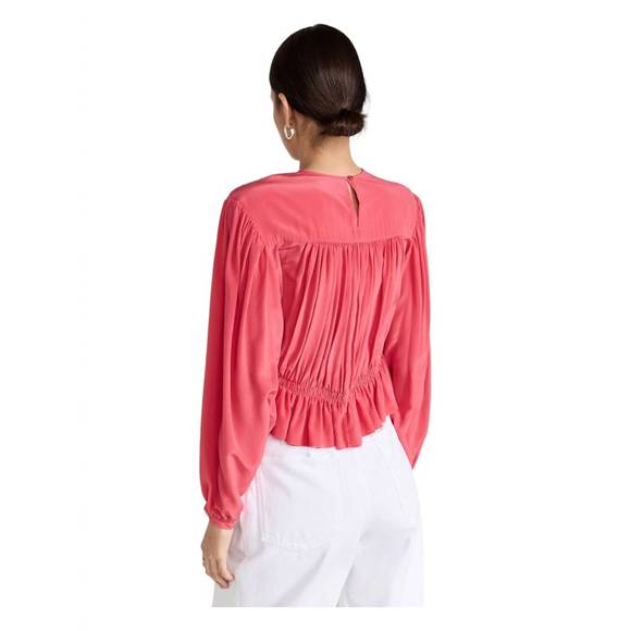 NEW ISABEL MARANT nelino blouse in paradise pink - Picture 3 of 6